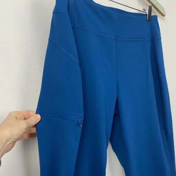 Duluth Trading Classic Noga Pants Womens Medium x29 Blue Zip Pocket Straight Leg - Picture 3 of 12